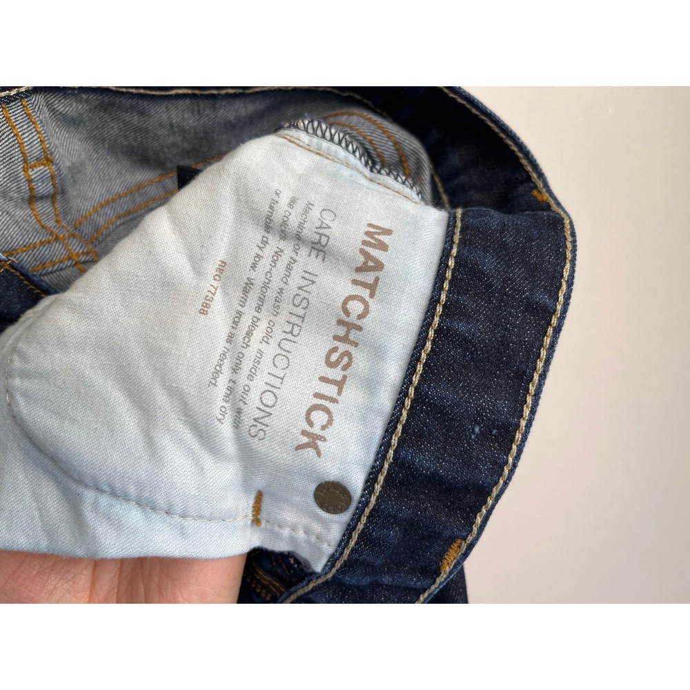 J.Crew Matchstick‎ Straight Leg Jeans Dark Indigo Wash Size 26R Stretch Denim - Picture 6 of 11